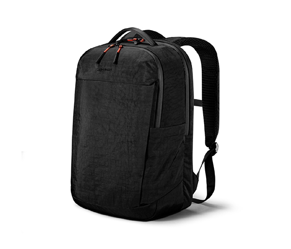 【KINGSONS】水洗紋理｜防水雙層後背包-燧石黑