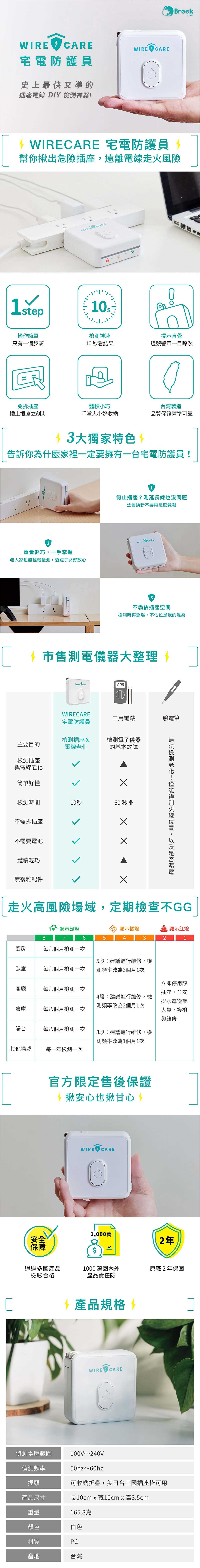 【Brook Livin】WIRECARE宅電防護員