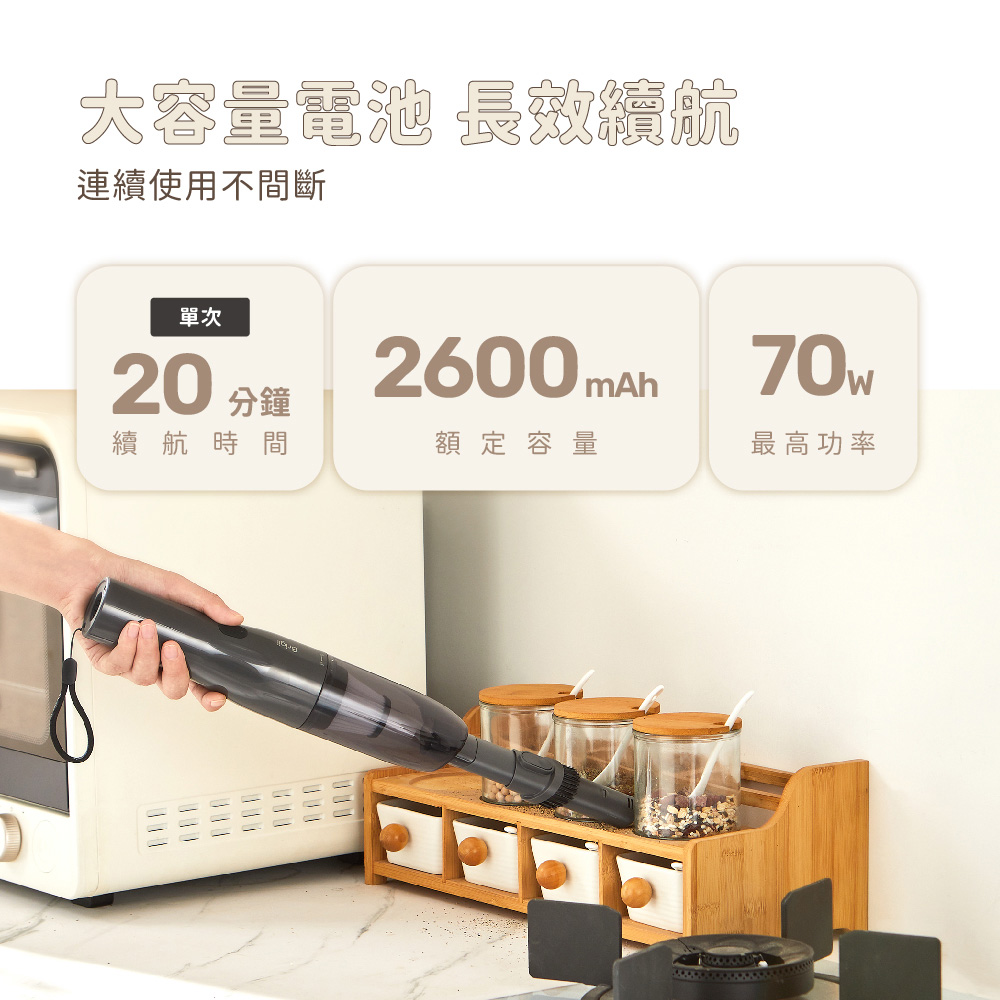 【Brigii】 M5手持式無線吸塵器