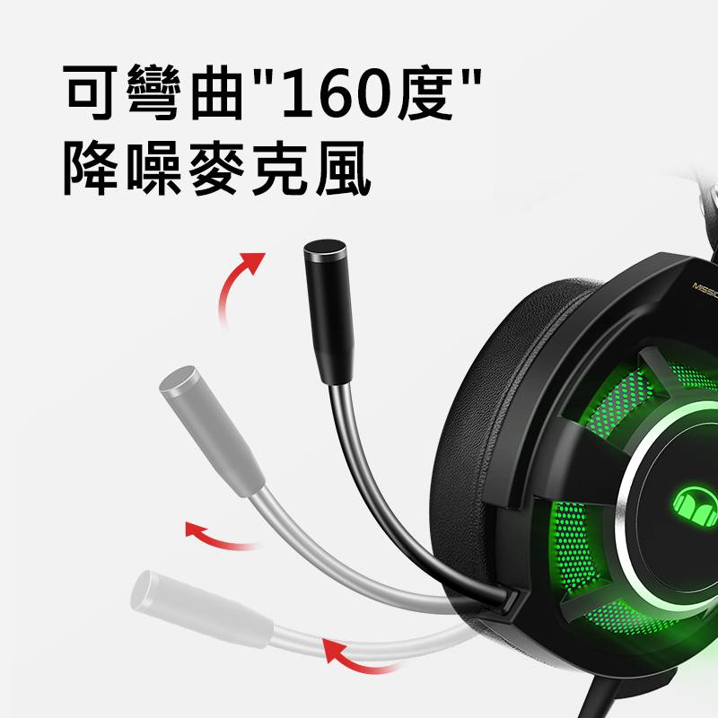 【Monster】Mission V1 電競耳罩耳機麥克風